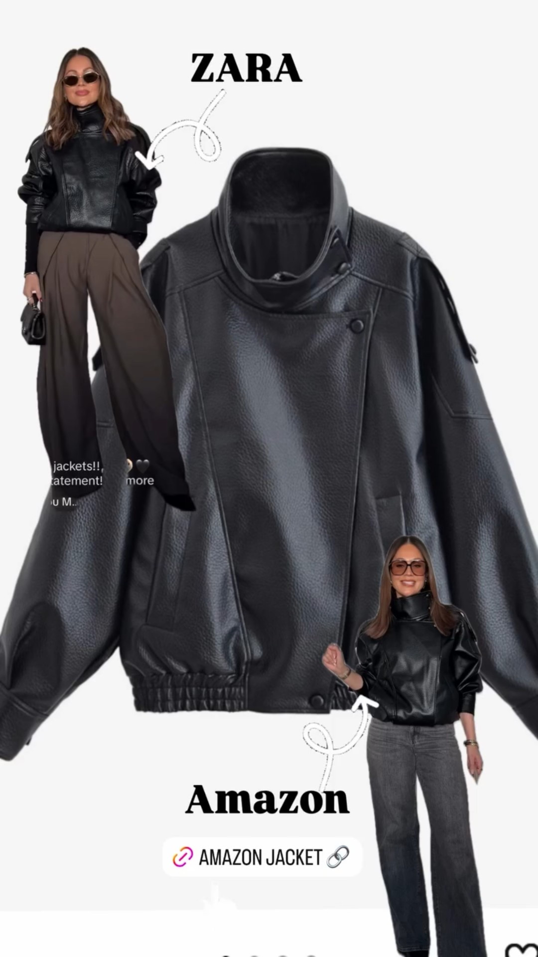 ZARA viral jacket found on  Amazon🤌🏻🤌🏻🤌🏻

#LTKgrwm #LTKootd