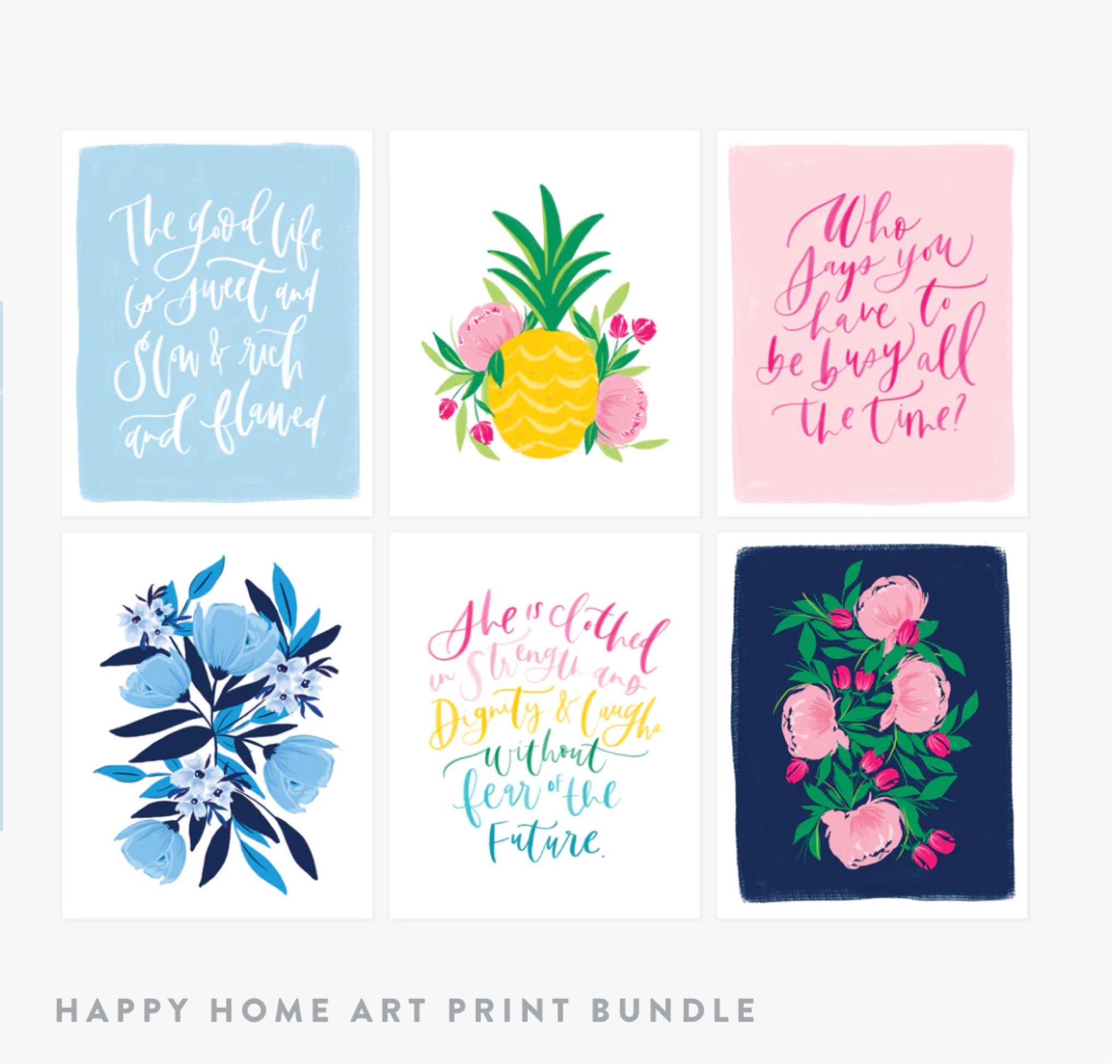 Happy Home Art Bundle, home office, wall art, Emily Ley art, Emily Ley sale, wall art sale, blue and white, blue and white decor, home decor 

#LTKhome #LTKsalealert #LTKSale