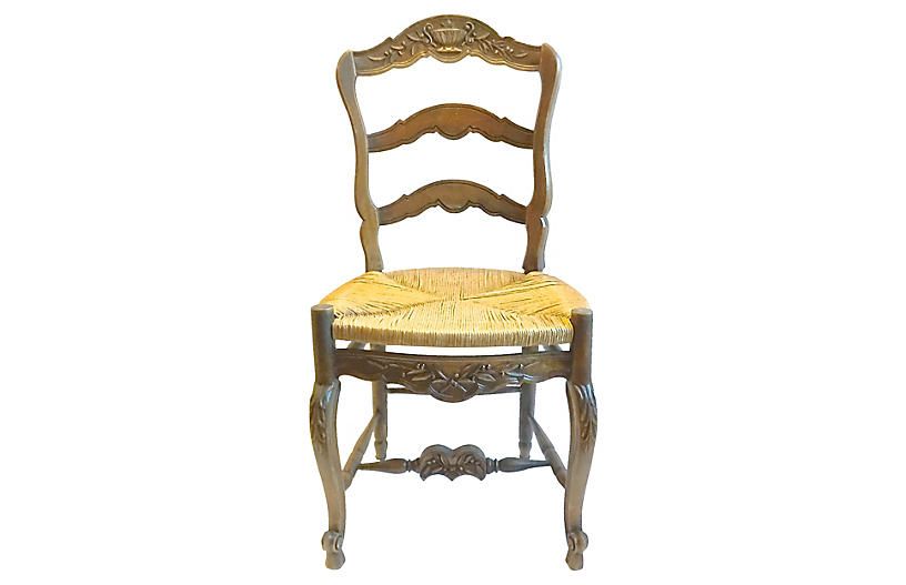 Antique Country French Ladder Back Chair | One Kings Lane