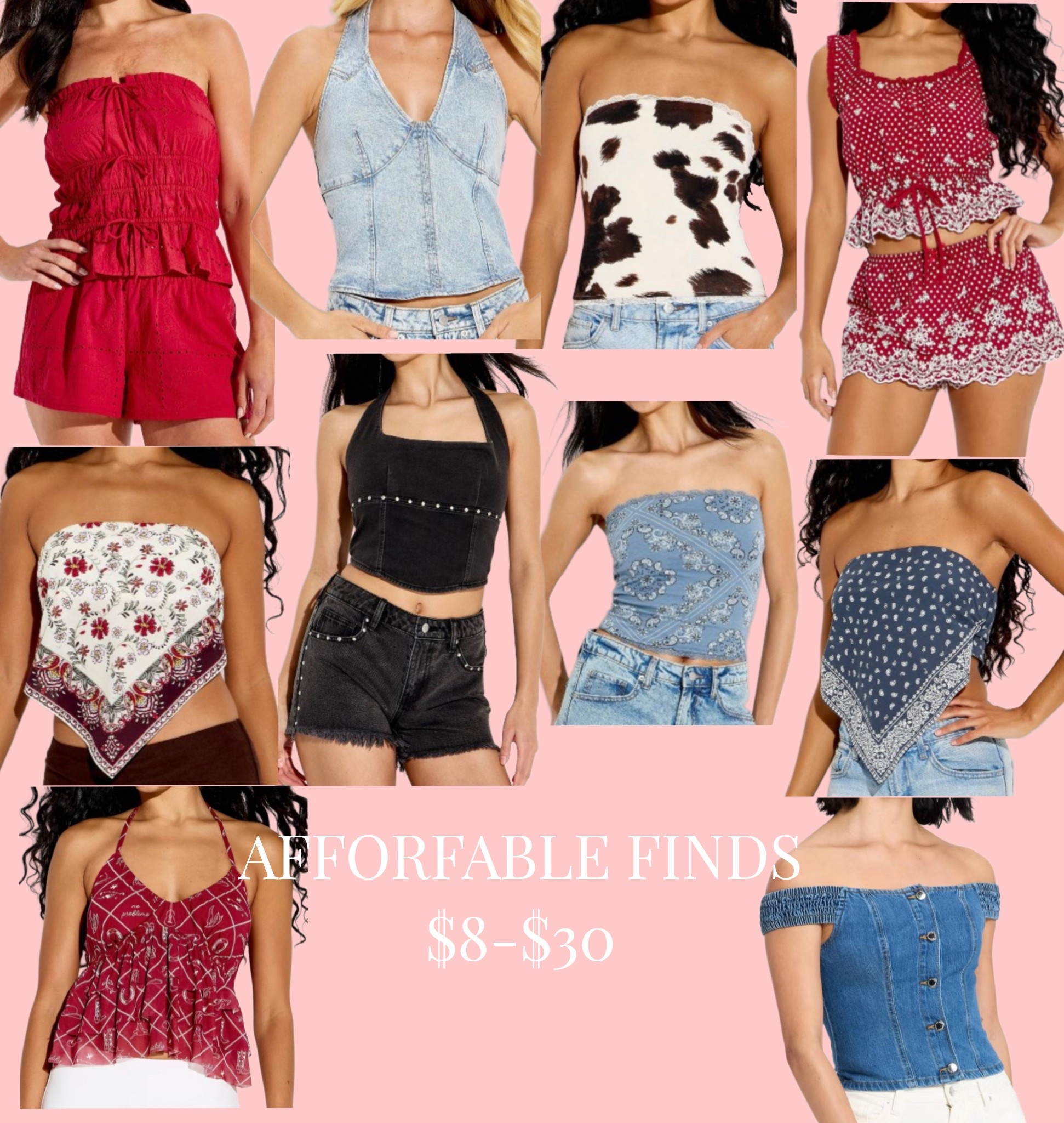 Affordable summer festival finds!! Loving these cute tops and for such great prices ❤️

#LTKootd #LTKSeasonal