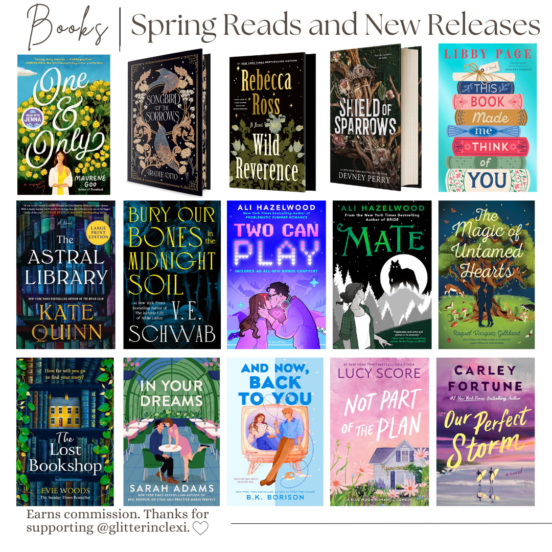New spring reads 

 