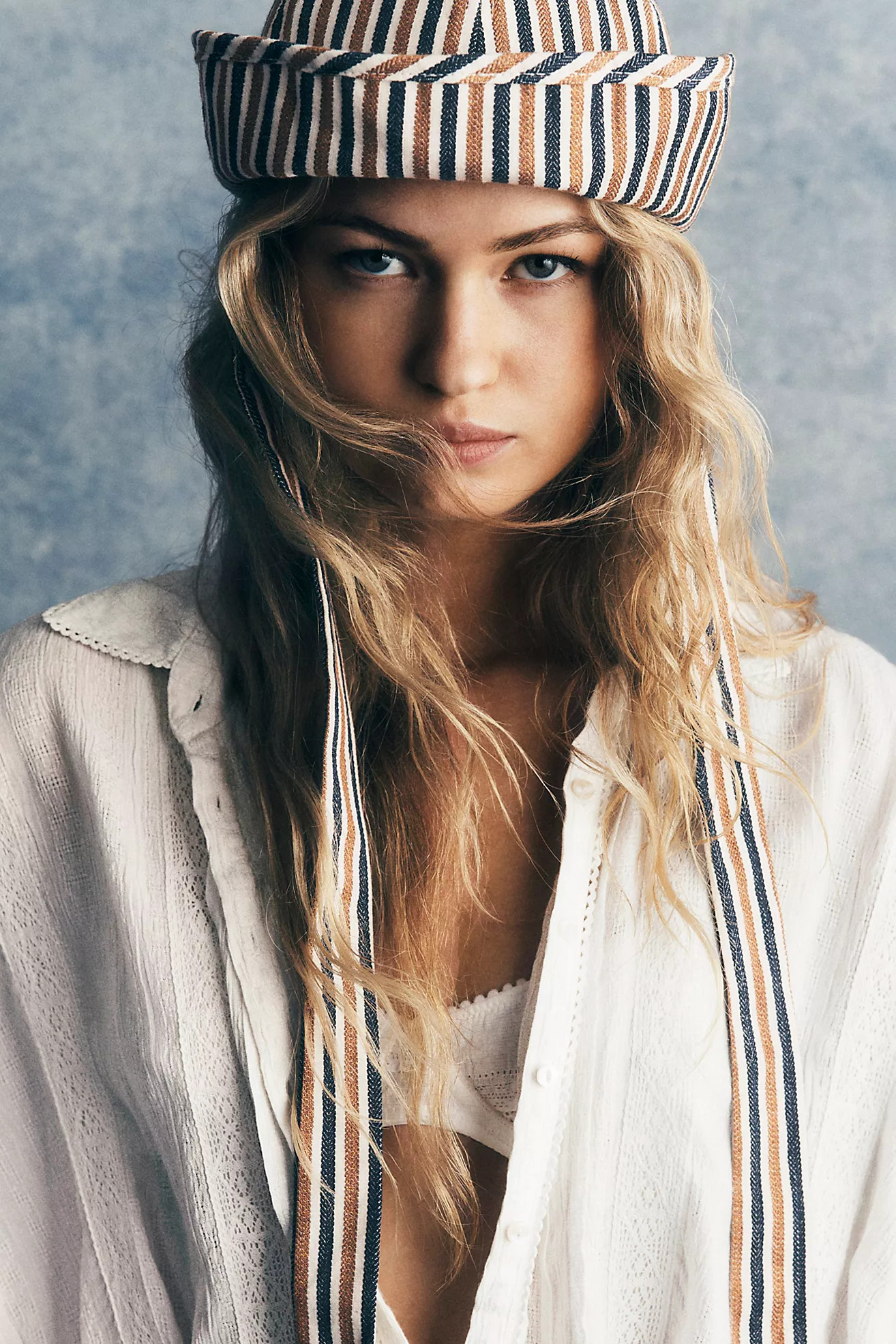 Striped Sailor Bucket Hat | Free People (UK)