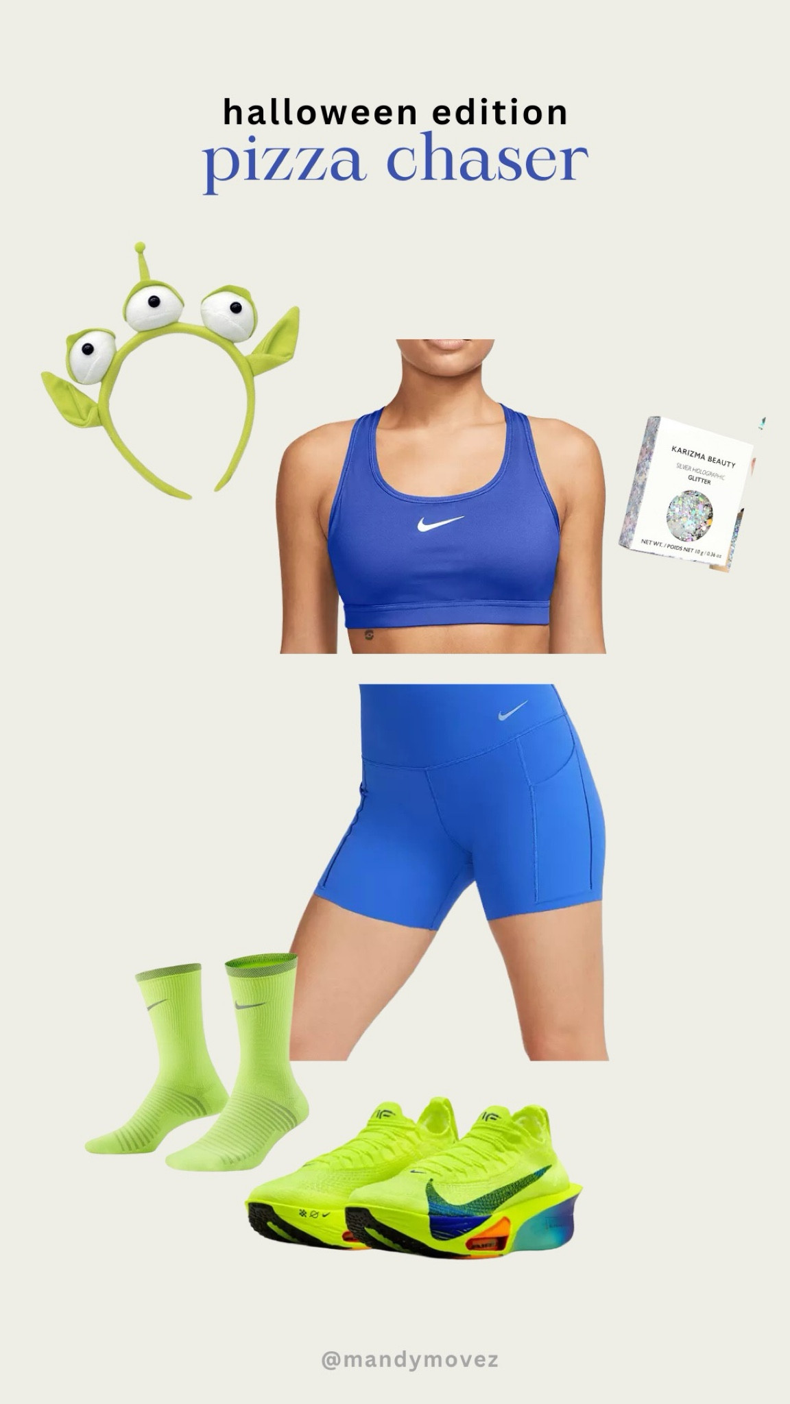 Race halloween edition outfit: 👽 🍕🛸

#LTKFitness #LTKStyleTip #LTKHalloween