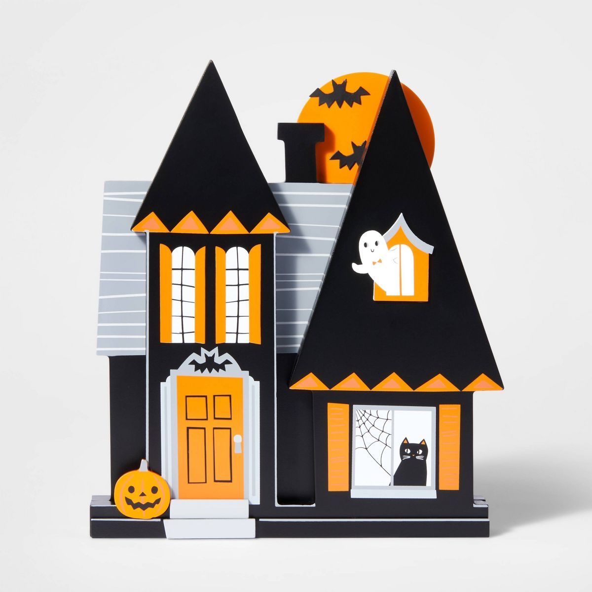 Wood Mini Mantle House Halloween Decorative Prop - Hyde & EEK! Boutique™ | Target