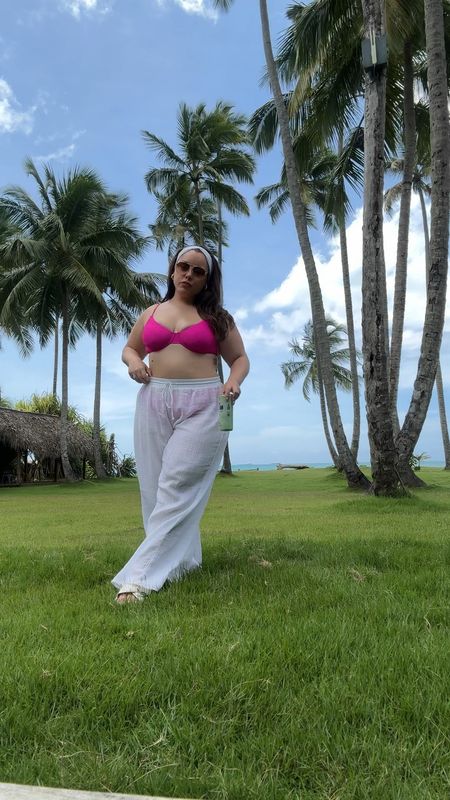 Bikini look for a boat day in Dominican Republic 🇩🇴 bikini from Walmart large too XL bottom and pants from Abercrombie size XL short

#LTKSwim #LTKxWalmart #LTKMidsize