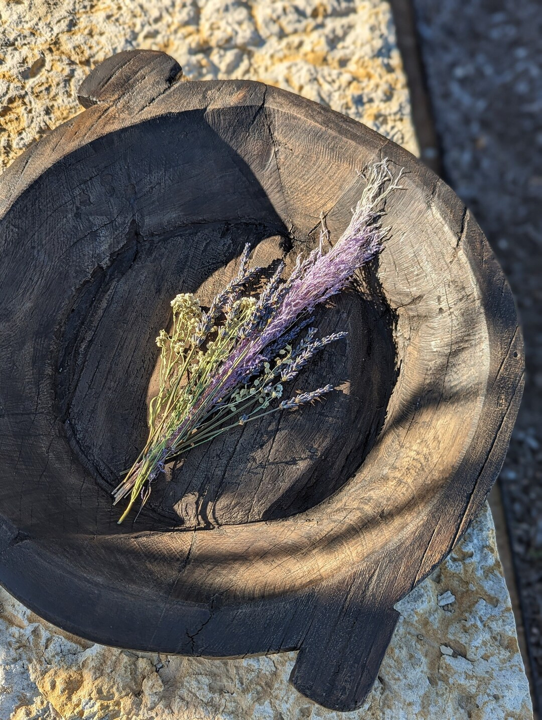 Large Vintage Wood Parat Bowl - Etsy | Etsy (US)