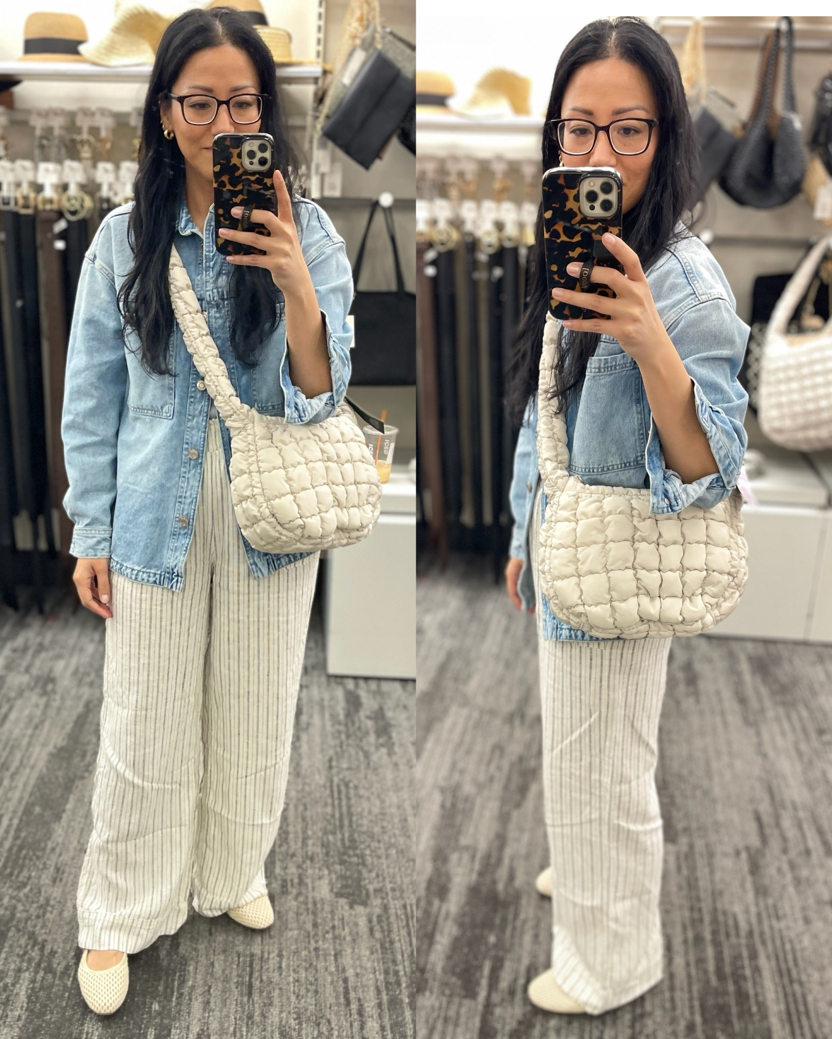 Free people look for less puffer bag 


#LTKFindsUnder50 #LTKSeasonal #LTKItBag