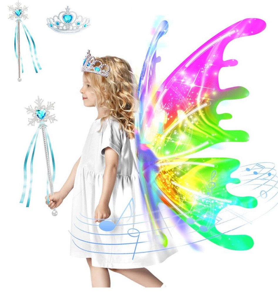 Little girl gift light up fairy wings that play music toddler girl gift, preschool girl gift 

#LTKGiftGuide #LTKSaleAlert #LTKKids
