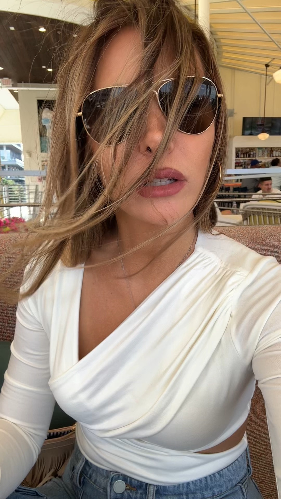 Brunch outfit! Medium in bodysuit! Jeans true to size! Baggy cargos! 

#LTKStyleTip #LTKFindsUnder100 #LTKOver40