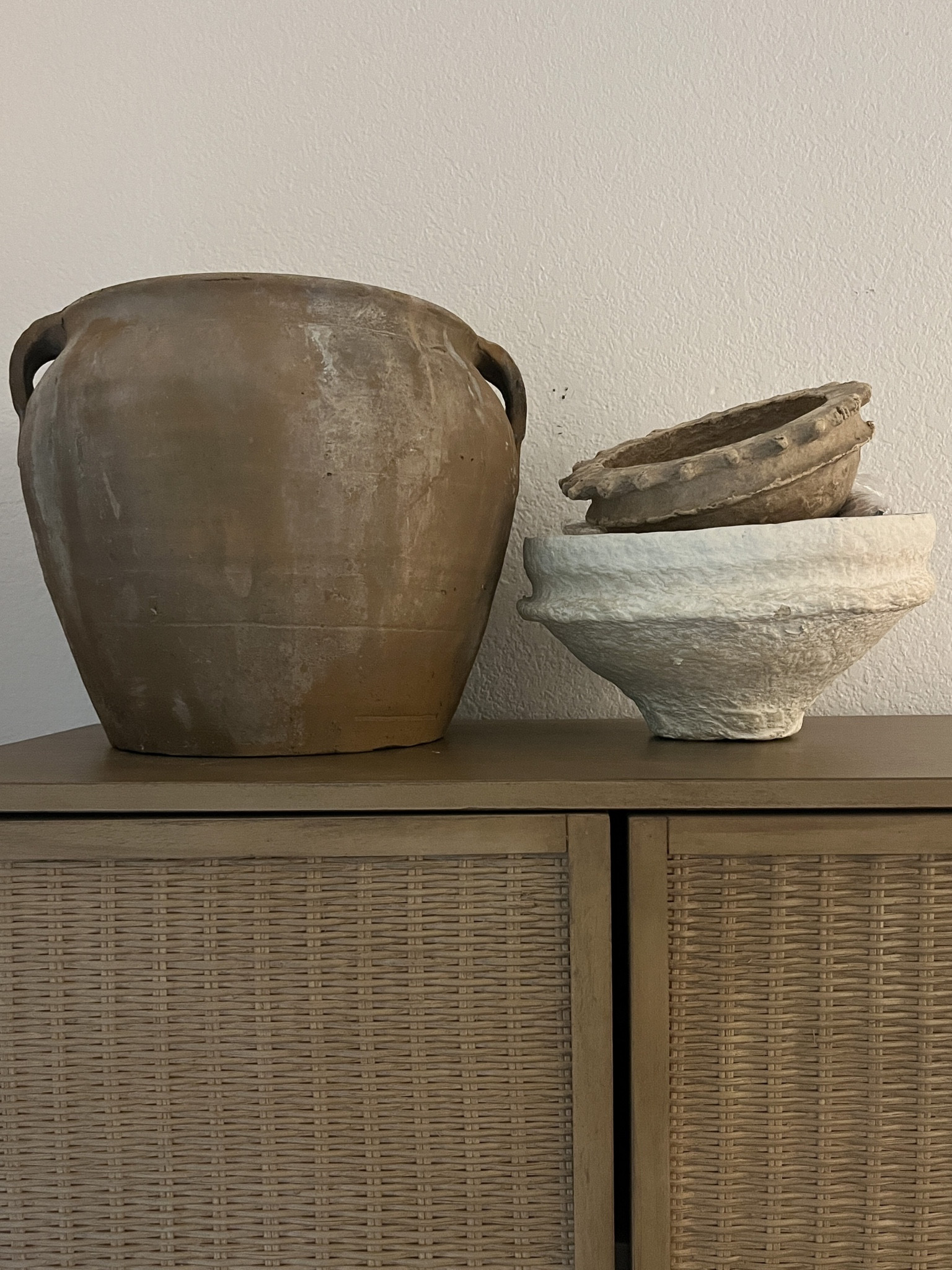 Stacked paper mache bowls 

#LTKhome #LTKSeasonal #LTKstyletip