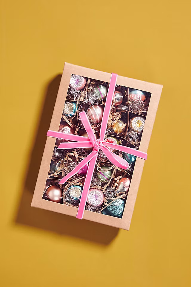 Days Of Yore Mini Ornaments, Set of 24 | Anthropologie (US)