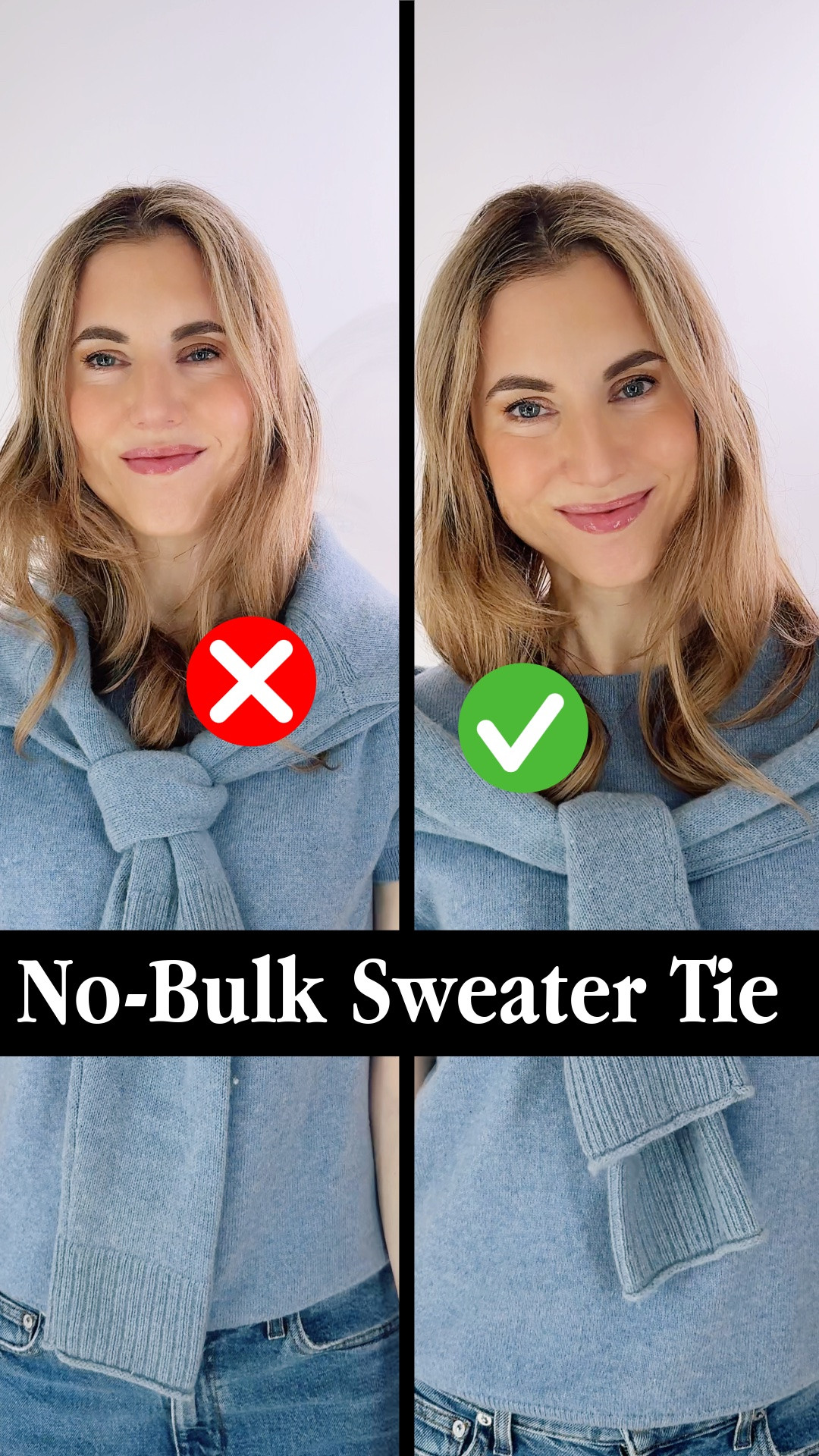 A cashmere tee and a matching sweater over the shoulders are the new way to do a set – softer and more polished than anything in the sweats aisle, and just as easy to pull off. Here are the pairings I found that match the shade for that intentional look, plus the snag-free hair tie set I use. 🤍 I'm wearing the Quince cashmere tee in Faded Denim size M (sized up from my usual S), and the Boxy Crewneck Sweater also in Faded Denim, size S (my usual size), plus the Freshwater Cultured Pearl Sculptural Drop Earrings, which I’ve been wearing every week since last fall. gold vermeil, 14k gold, gold jewelry, jewelry that won't turn green, gold earrings, gold huggies, teardrop earrings, gold bracelet, quince jewelry, affordable fine jewelry, everyday gold jewelry, dainty gold jewelry, solid gold jewelry, vermeil vs 14k gold, jewelry layering, gold jewelry tips, best gold earrings, fine jewelry under 200, cashmere tee, luxe t shirt

#LTKootd