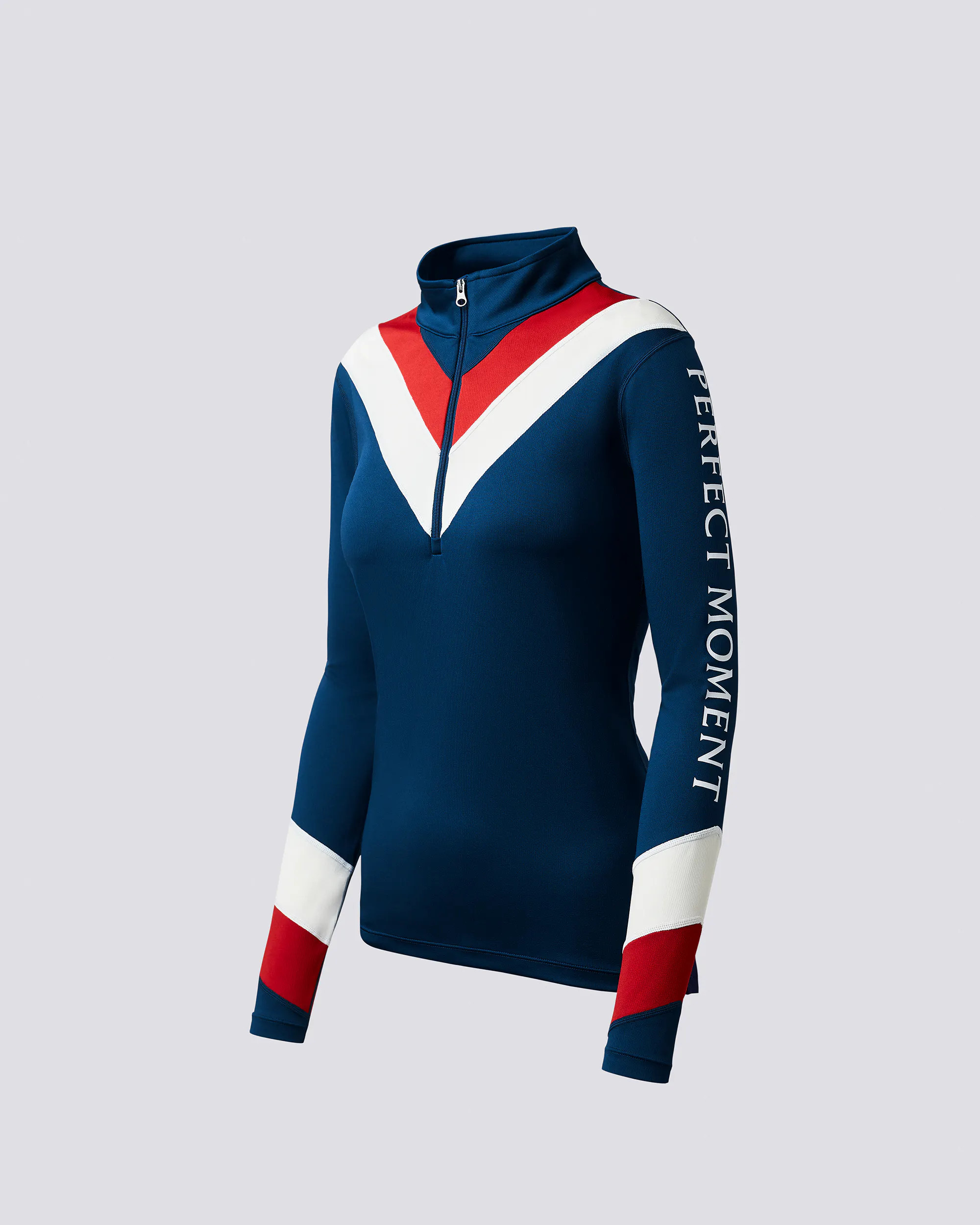 Chevron Thermal Half-Zip Top | Perfect Moment