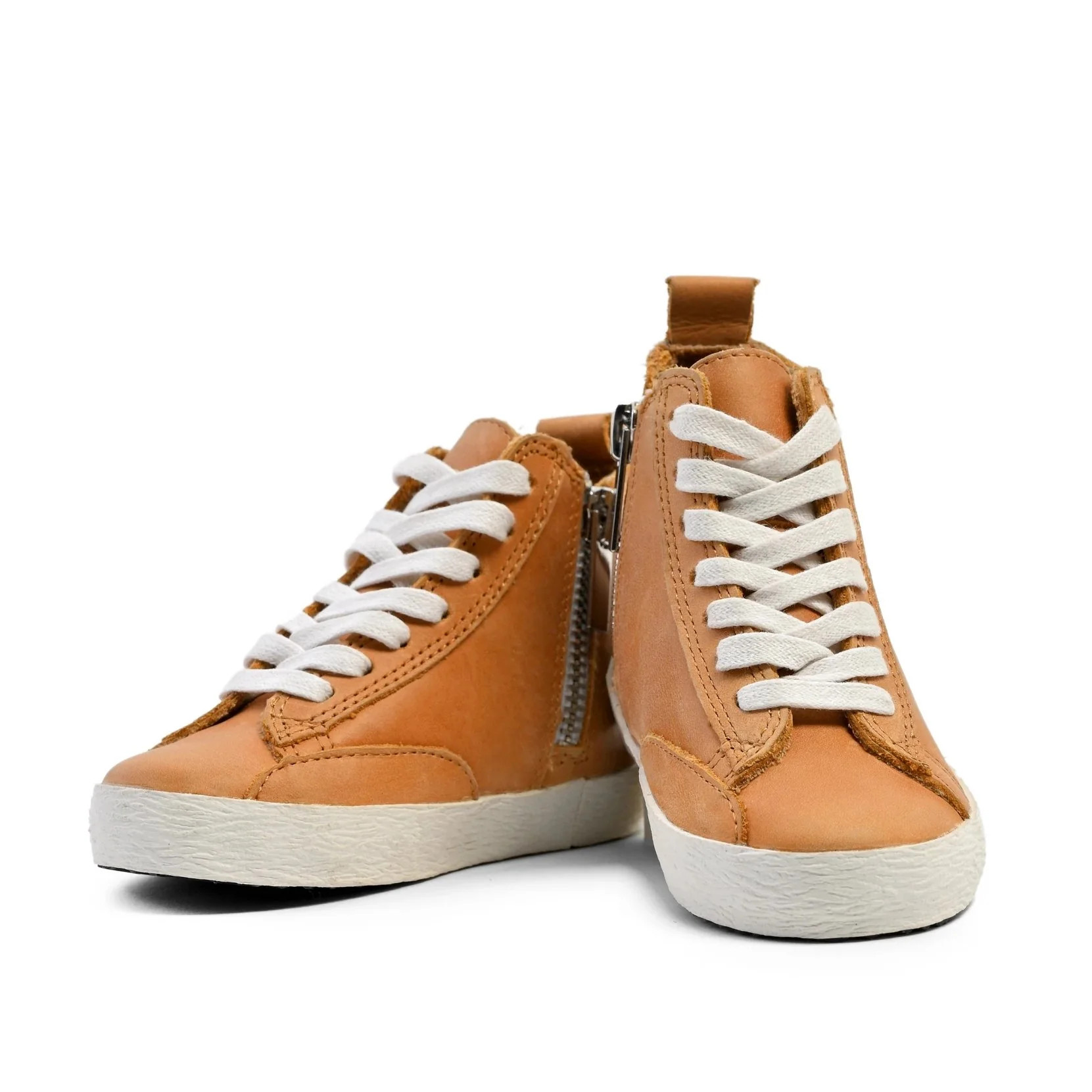 Natural - High Top Sneakers | Piper Finn