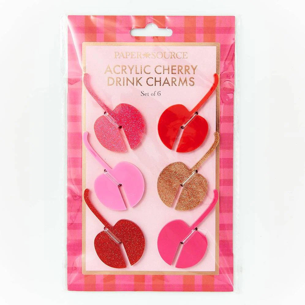 Cherry Drink Charms S/4 | Paper Source