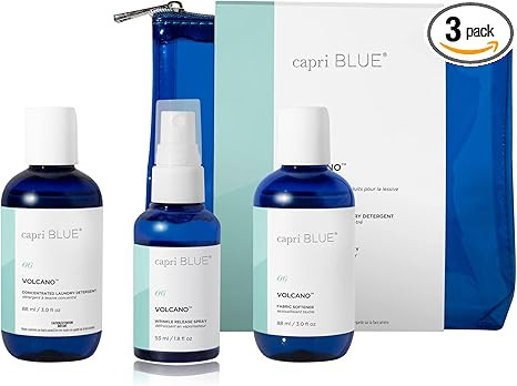 Capri Blue Volcano Laundry Gift Set - Includes Non-Toxic Laundry Detergent, Fabric Softener Liqui... | Amazon (US)