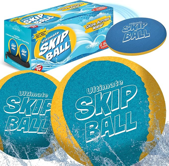 Activ Life The Ultimate Skip Ball – Water Bouncing Ball (2 Pack) Create Lasting Memories with Y... | Amazon (US)