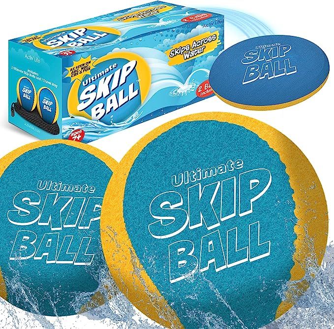 Activ Life The Ultimate Skip Ball – Water Bouncing Ball (2 Pack) Create Lasting Memories with Y... | Amazon (US)
