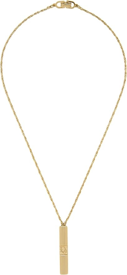 Amazon.com: Christian Dior, Pre-loved Gold Logo Necklace, Gold : Amazon Luxury | Amazon (US)