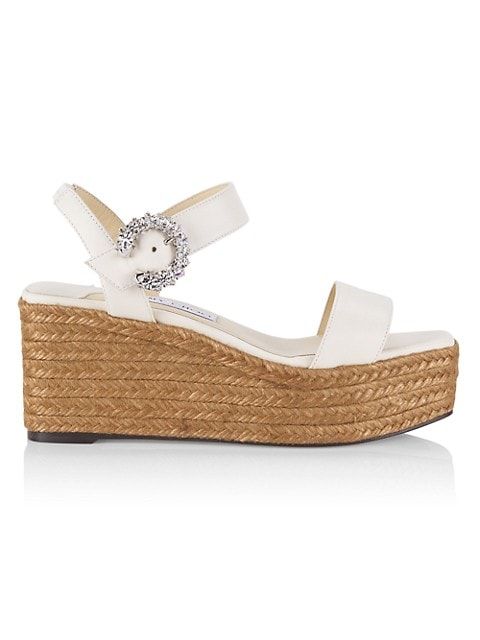 Mirabelle Leather Wedge Sandals | Saks Fifth Avenue