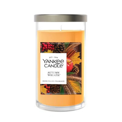 Yankee Candle Autumn Wreath Medium Pillar Scented Candles | Wayfair North America