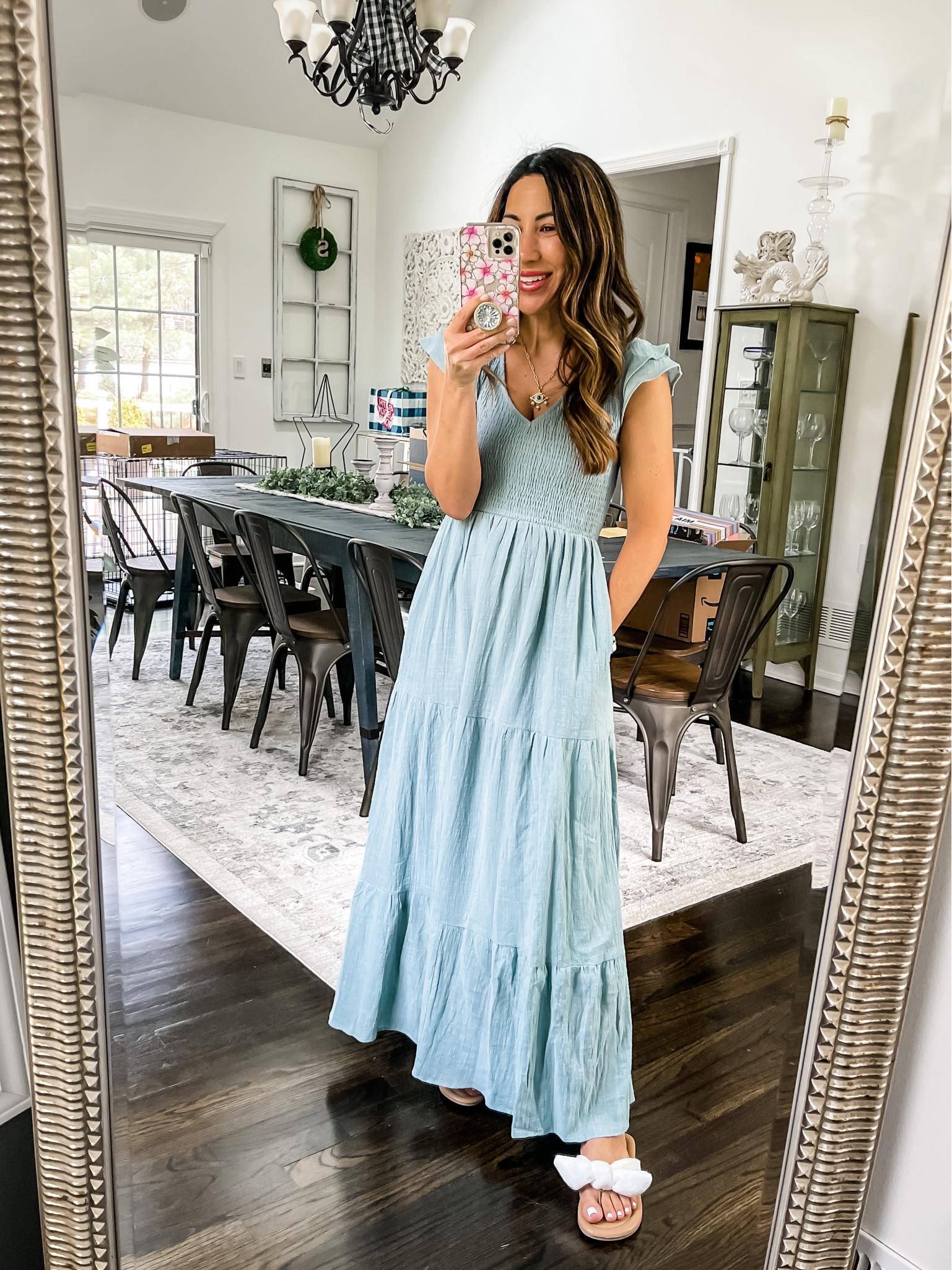 Gibson look code: tammy10 
Sequin code Tammy20 

Maxi dress, linen dress, summer dresses, spring dress 

Wearing xs

#LTKunder100 #LTKsalealert