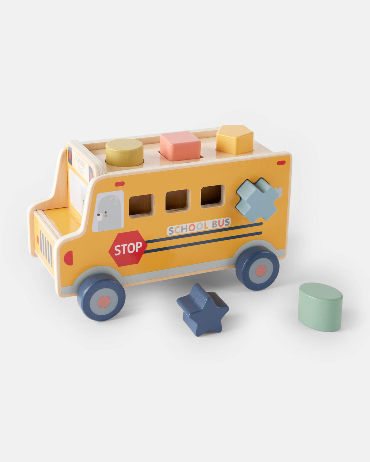 School Bus Wooden Activity Toy Set | Carter's | Carter's Inc