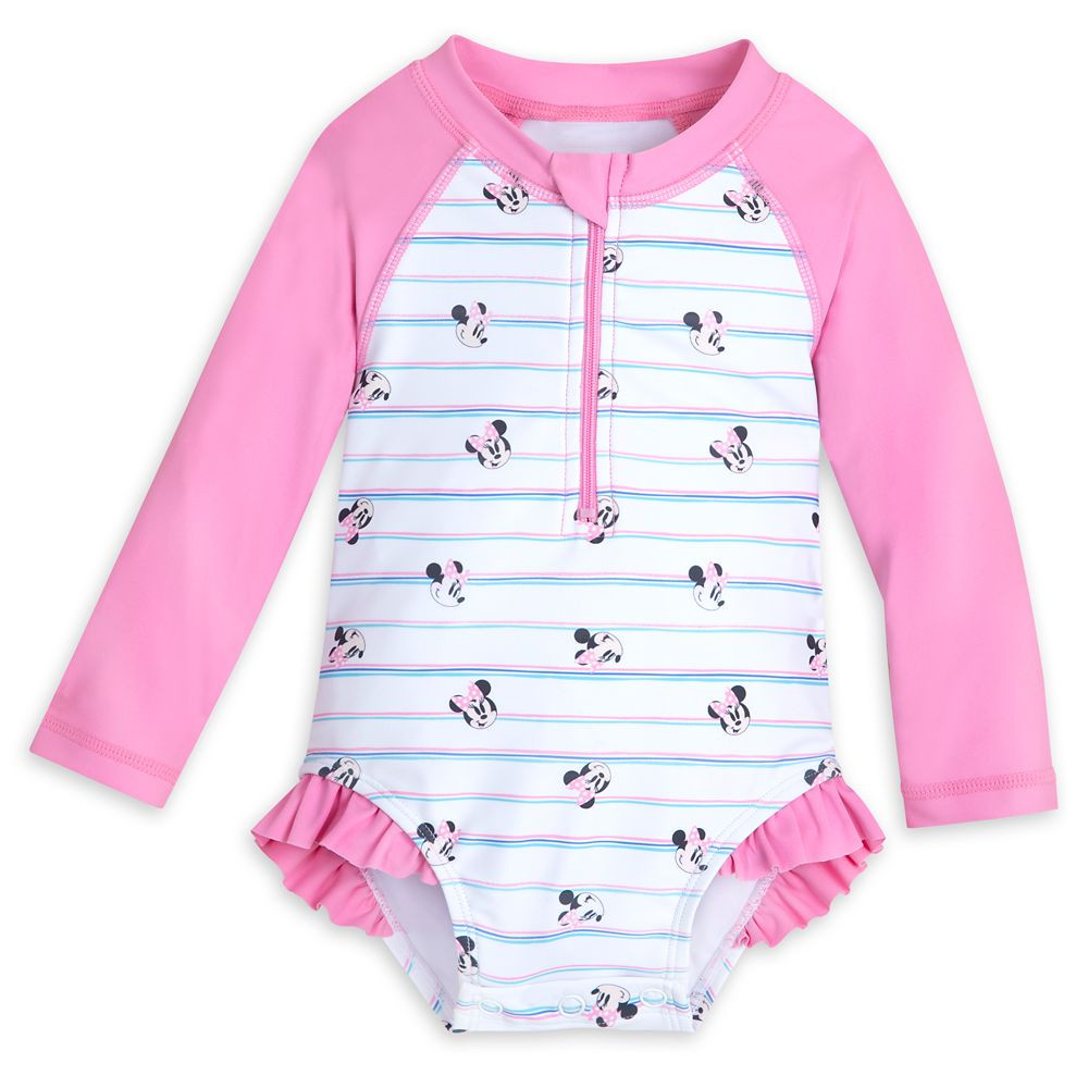 Minnie Mouse Rash Guard Swimsuit for Baby | Disney Store