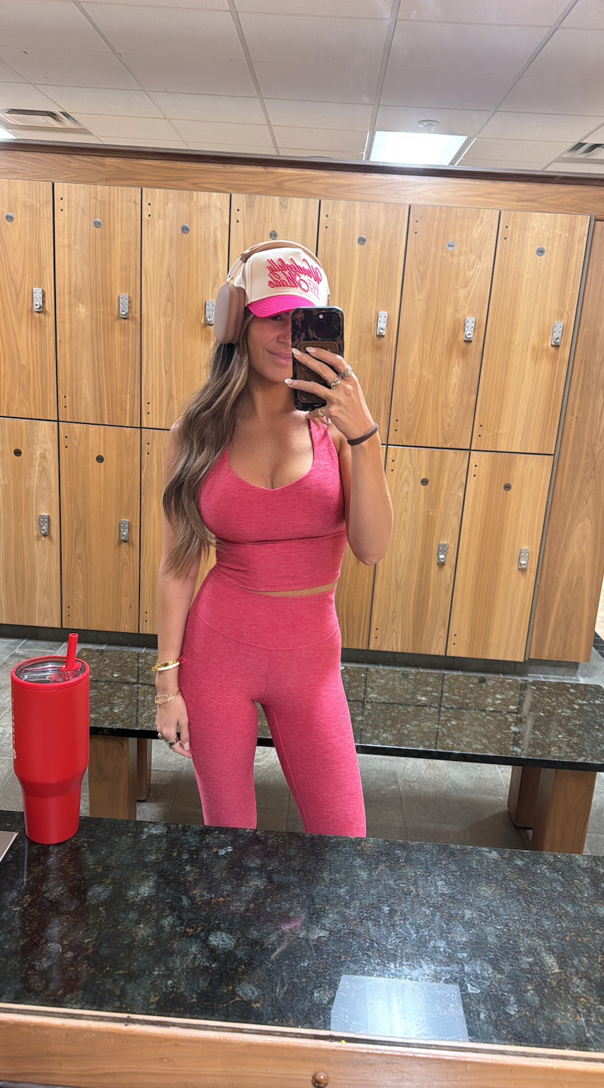gym ootd! wearing a small in this set 🩷 

 #LTKActive
