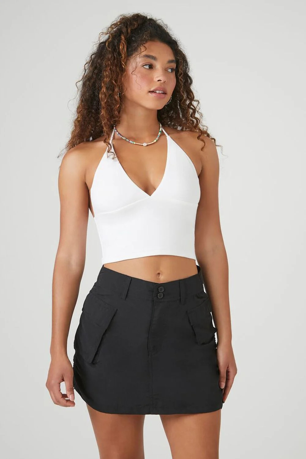 Drawstring Cargo Mini Skirt | Forever 21 (US)