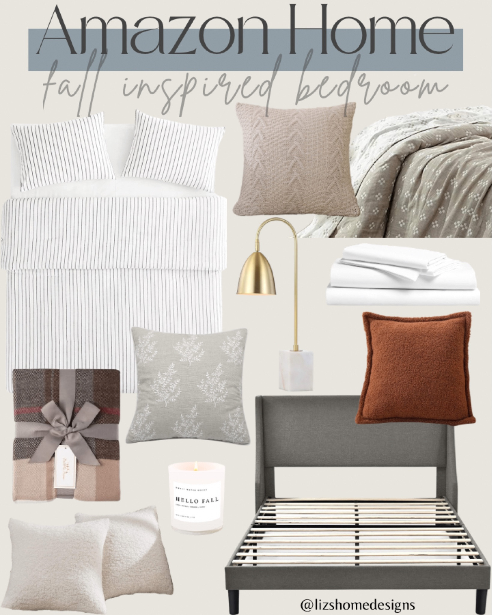 Shop this fall inspired bedroom decor from Amazon!
Home decor, Amazon home decor, home decor Amazon, home decor on a budget, Amazon home, McGee and co dupes, fall inspired home decor, bedroom decor, bedroom ideas, cozy bedroom, cozy bedroom decor

#LTKGiftGuide 

#LTKHoliday #LTKSeasonal