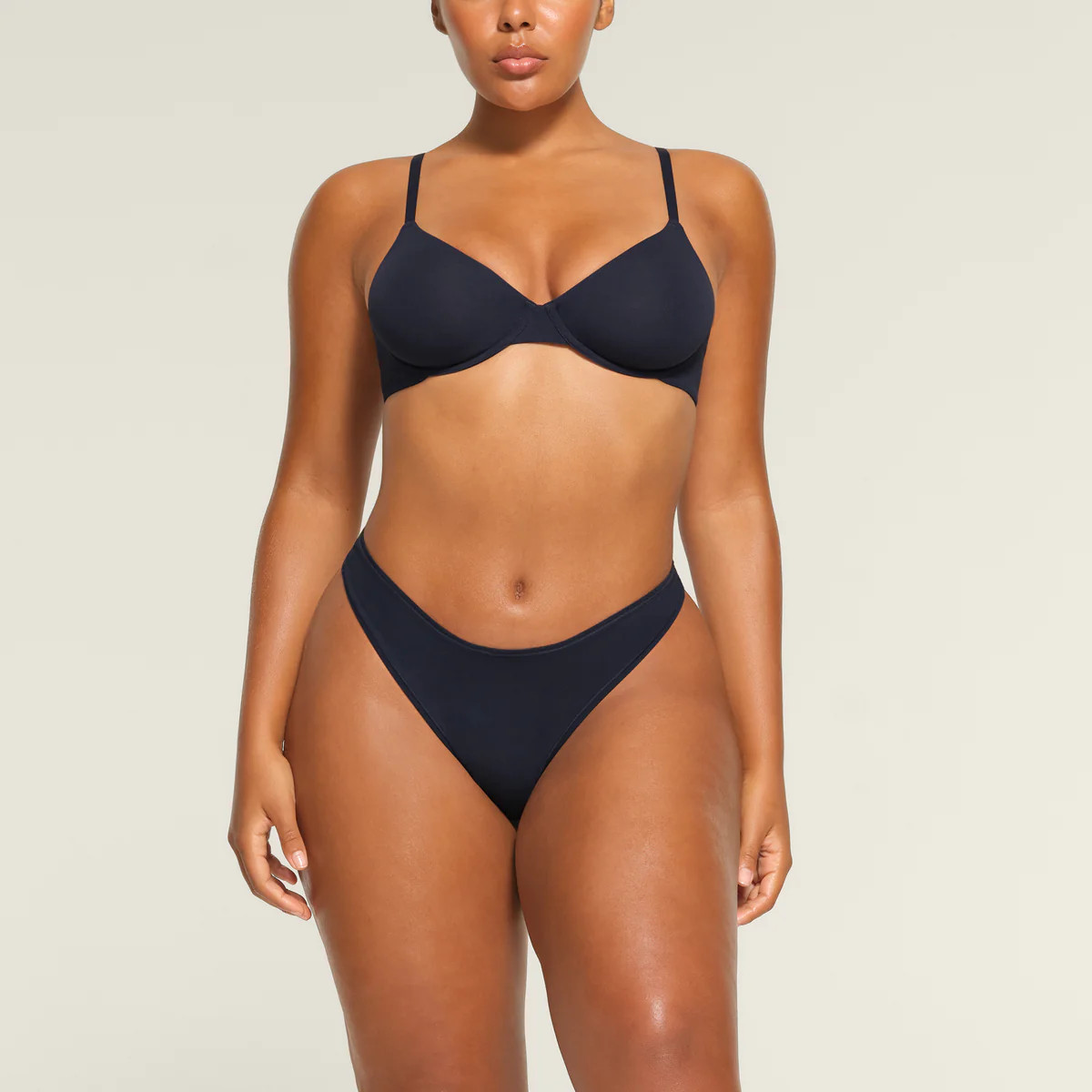 COTTON JERSEY T-SHIRT BRA | SKIMS (US)