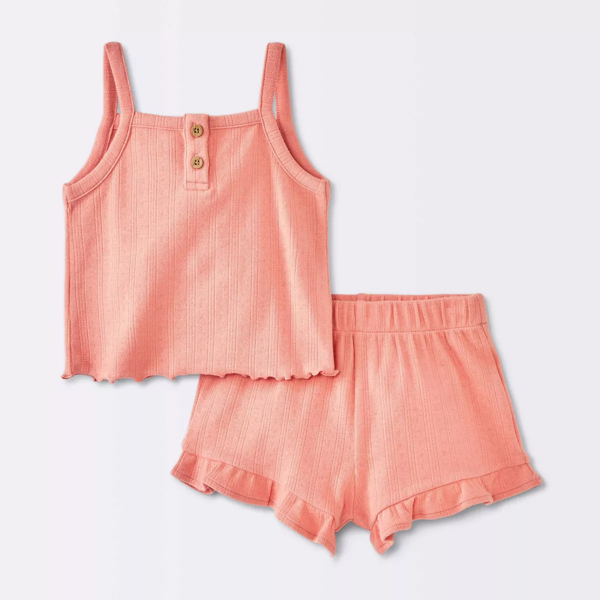 Baby Girls' Tank Top & Ruffle Shorts Set - Cloud Island™ | Target