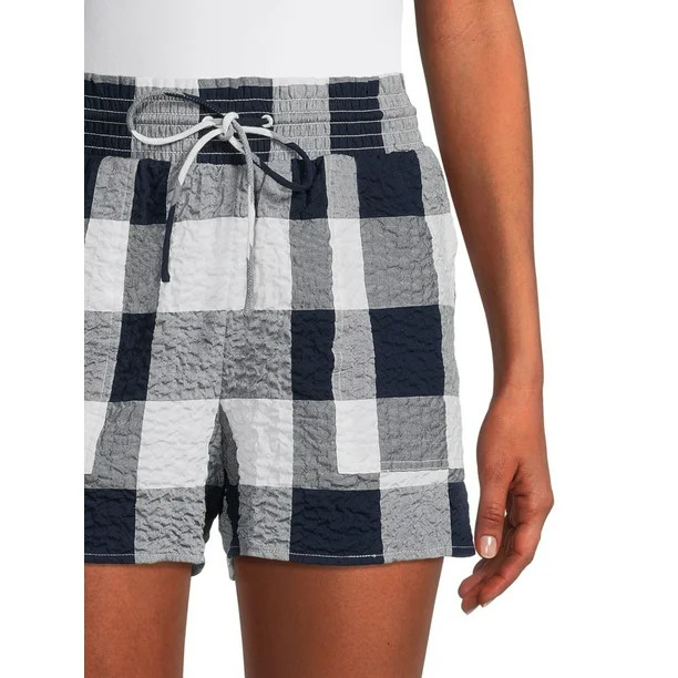 Time and Tru Women's Gingham Shorts | Walmart (US)