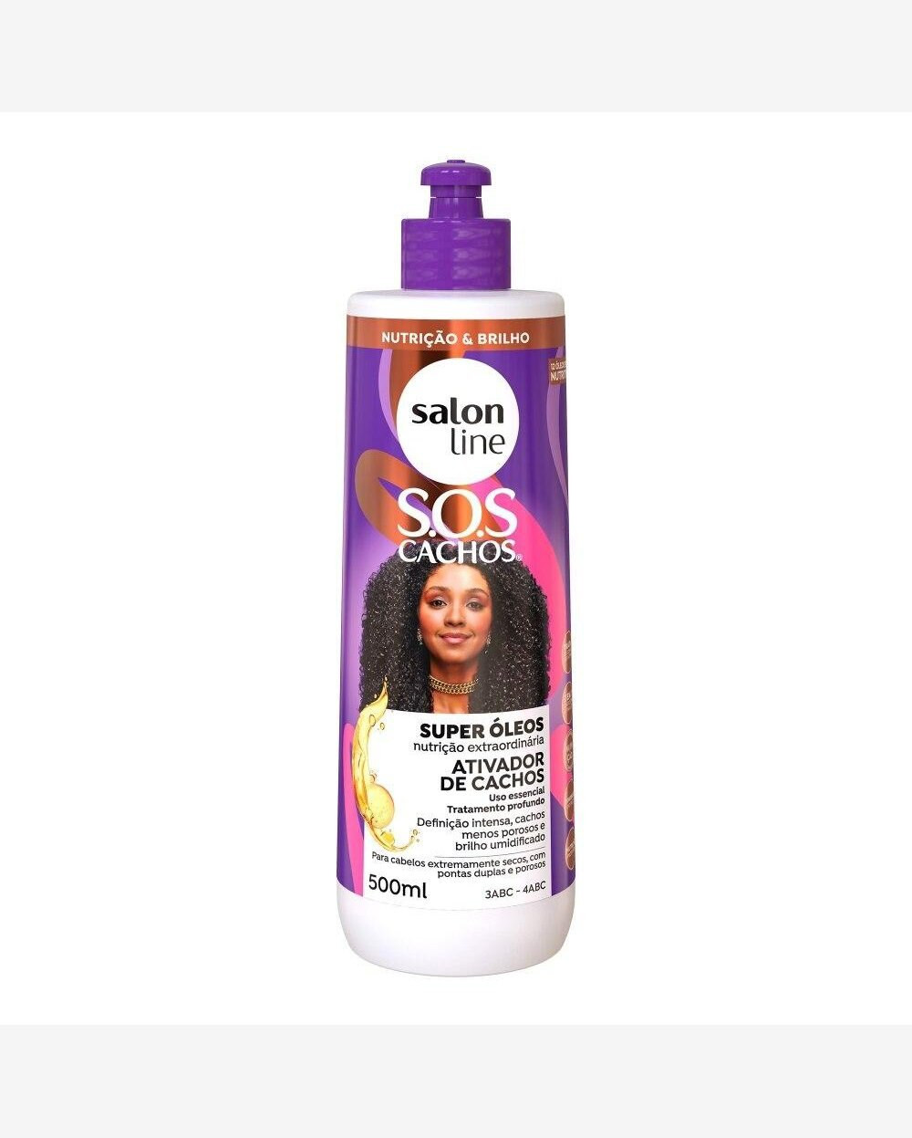 Ativador de Cachos SOS Cachos Super Óleos Salon Line 500ml | Riachuelo (BR)