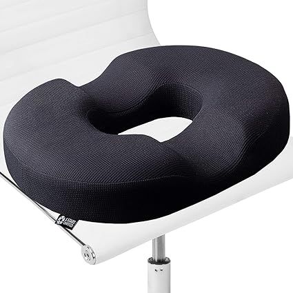 Donut Pillow Hemorrhoid Tailbone Cushion – 100% Memory Foam – Great for Coccyx, Prostate, Sci... | Amazon (US)