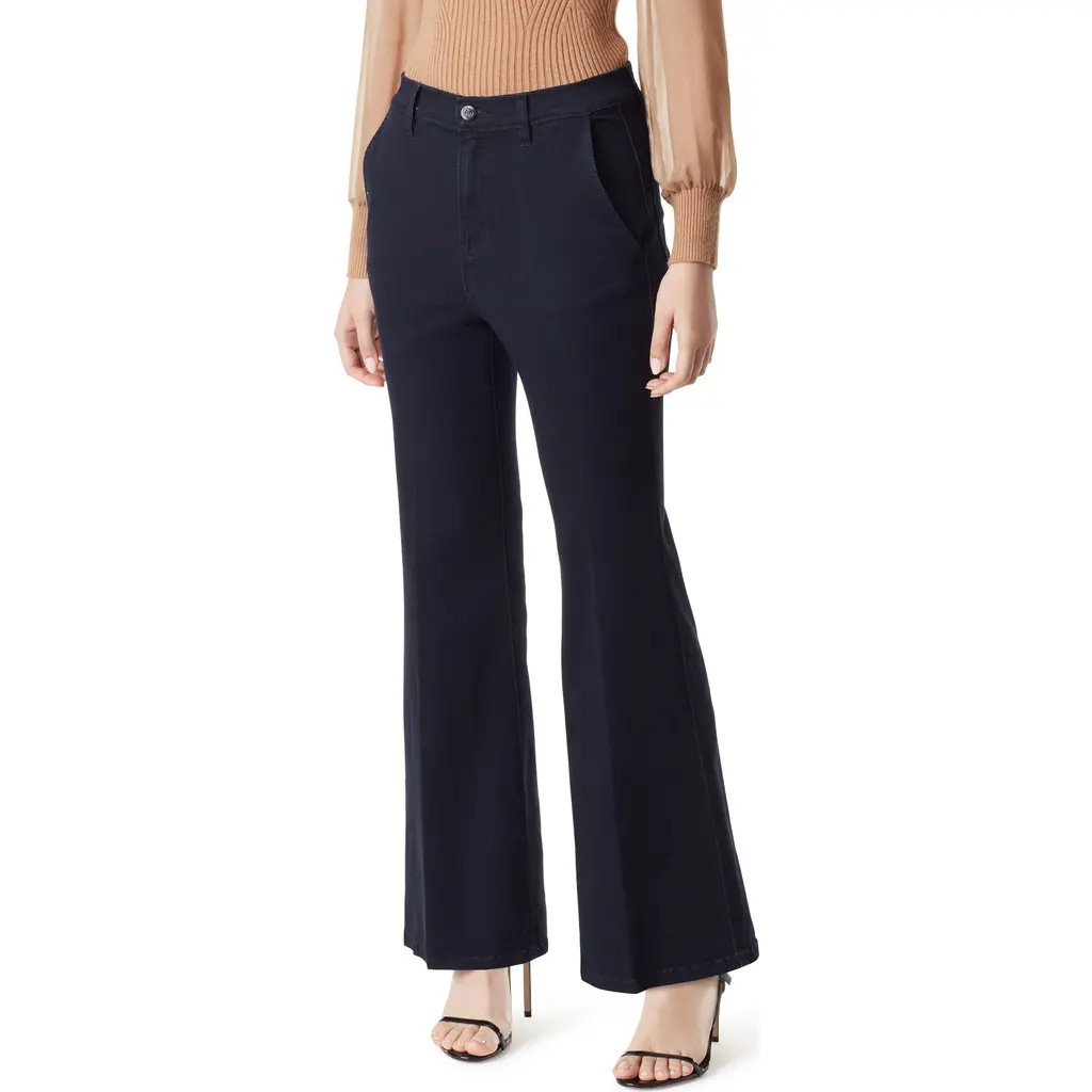 Sam Edelman Bay High Waist Flare Jeans in Baltic at Nordstrom, Size 28 | Nordstrom