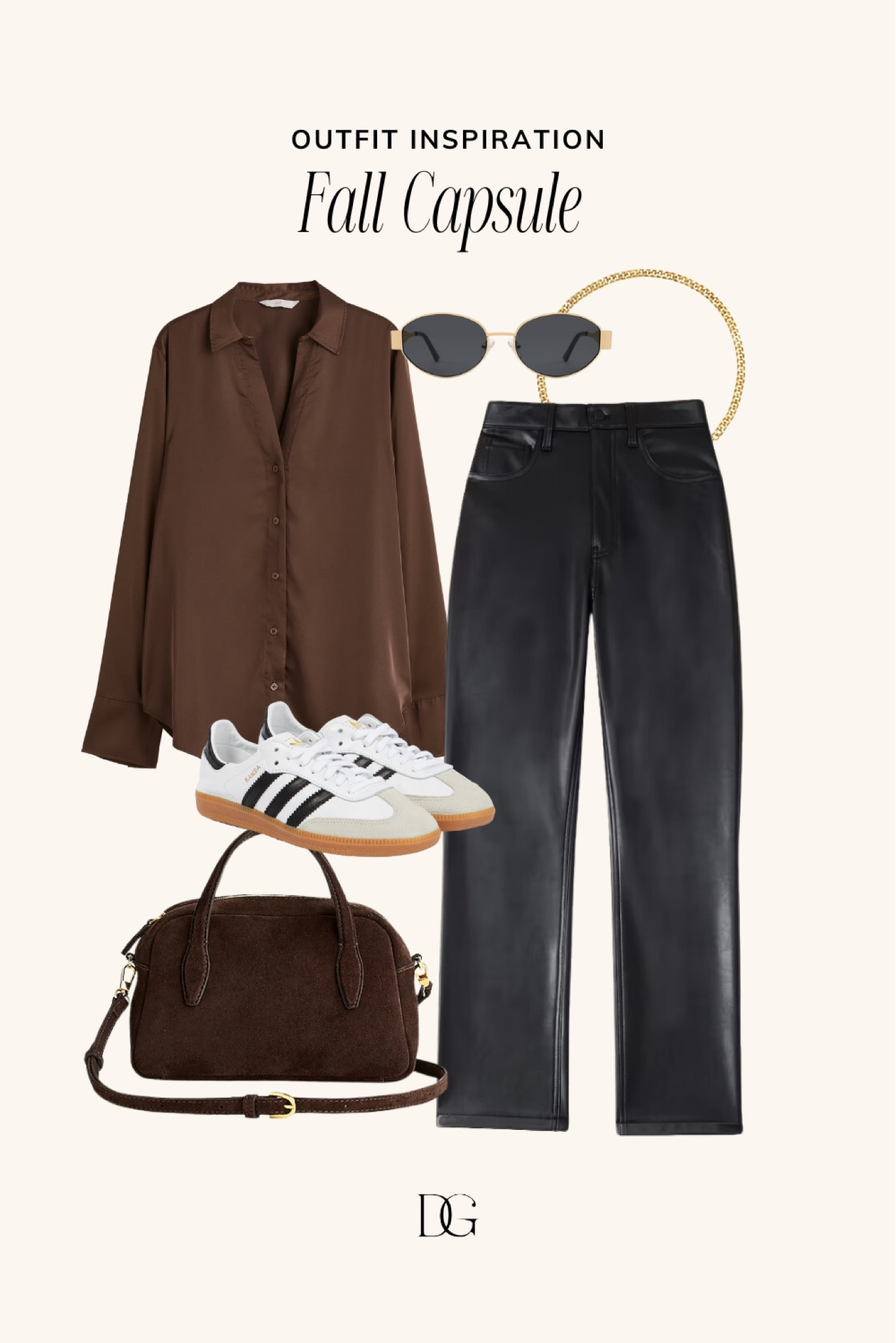 Fall Capsule Wardrobe | fall outfit, fall outfits, fall style, fall fashion, fall 2024, fall outfits 2024, fall look, fall outfit inspo, fall outfit inspiration, fall wardrobe essentials,  fall wardrobe essential, fall wardrobe basics, fall basic, fall basics, fall essential, fall essentials, fall closet basic, fall closet basics, fall closet essential, fall closet essentials, fall must have, fall must haves, fall top, fall tops, satin top, satin tops, satin button up, satin button ups, fall bottoms, staple pants, staple pant, fall pants, faux leather pants, leather pants, adidas samba, adidas sneaker, adidas sneakers, suede bags, suede bag, fall bag, fall bags 

#LTKShoeCrush #LTKSeasonal #LTKStyleTip