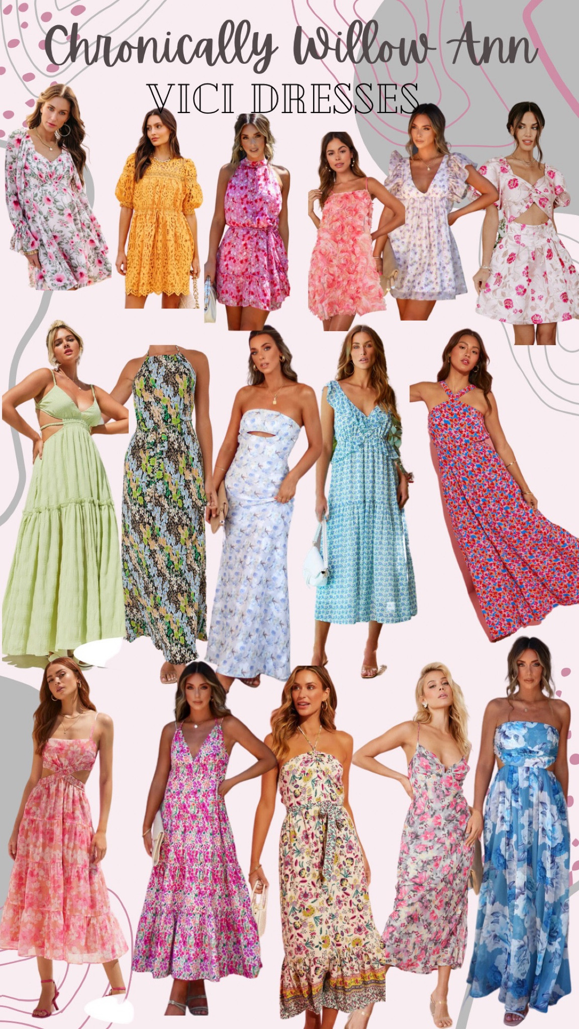 Elegant and perfect dresses. These are perfect for any occasion and they will hold up for so many events. These are perfect for wedding guest dresses, baby shower dresses, bridal shower dresses, all styles for any adventures 

#LTKparties #LTKbeauty #LTKstyletip