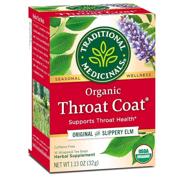 Traditional Medicinals Organic Throat Coat Tea, 16 ct | Amazon (US)