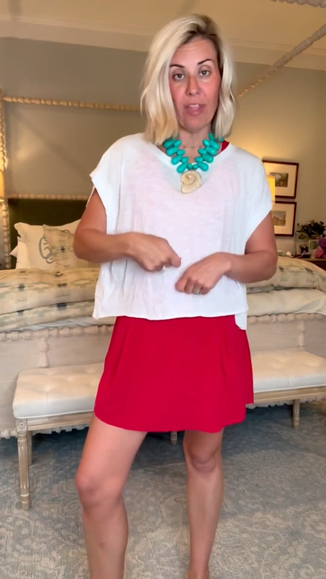 Yall know what we do here… We take athletic wear and make it cute! This fuchsia color is gorgeous! 
Top - xs
Skort - small
Sandal - 8.5 (size up 1/2)

#LTKdayinmylife #LTKootd #LTKfitnessgoals