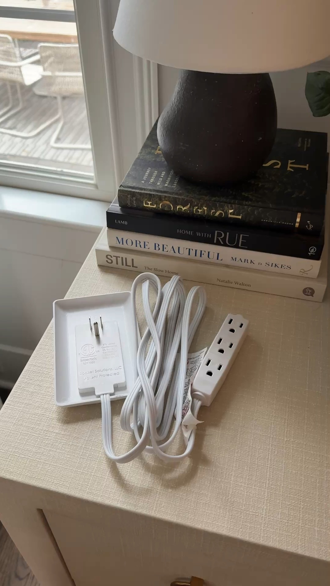 This sleek sockets helps to hide bulky cords, lets you charge multiple things at once, and also ensures that your furniture sits flush against the wall!

#LTKHome #LTKvlog #LTKdayinmylife