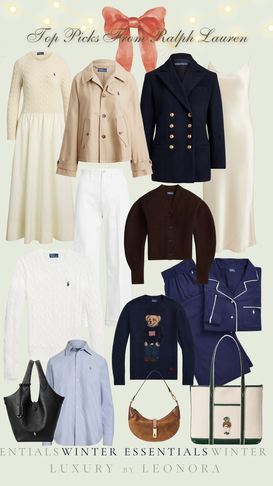 My top picks for this Season from Ralph Lauren 🤍✨ Obsessed with these pieces! 🫶🏻

#LTKluxury #LTKfestive #LTKwinter