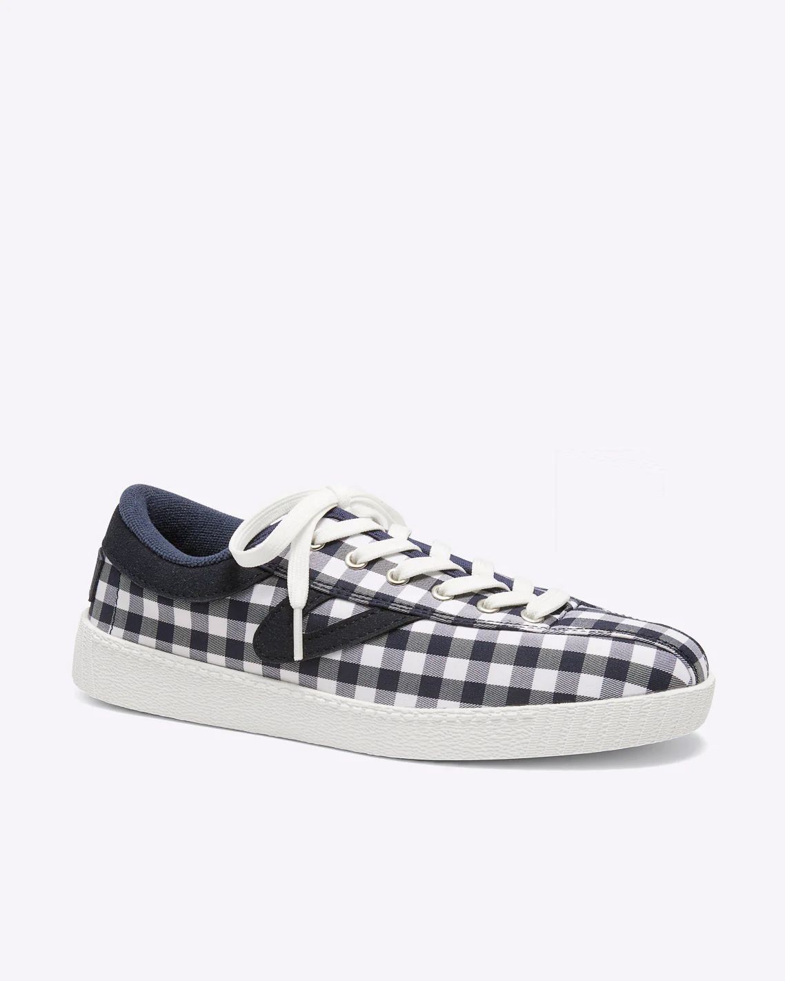 DJ x Tretorn Nylite Plus Navy Gingham Canvas | Draper James (US)