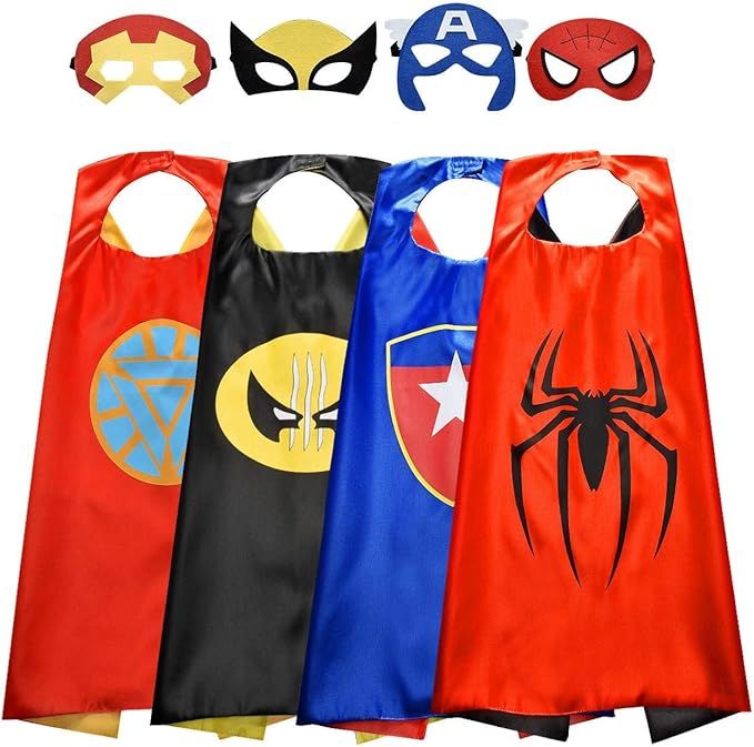 Toys for 3-10 Year Old Boys, ROKO Superhero Capes for Kids 3-10 Year Old Boy Gifts Boys Cartoon D... | Amazon (US)