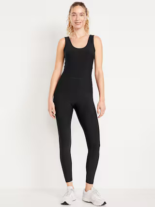 PowerSoft Open-Back 7/8 Bodysuit | Old Navy (US)