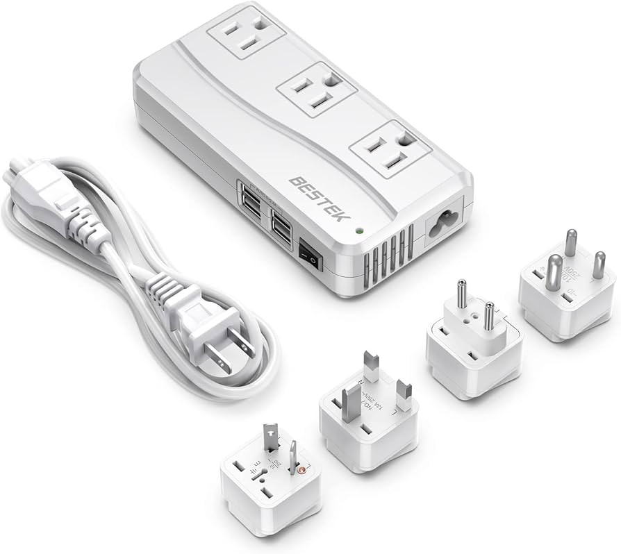 Amazon.com: BESTEK Universal Travel Adapter, Worldwide Plug Adapter 110-220V to 110V Voltage Conv... | Amazon (US)