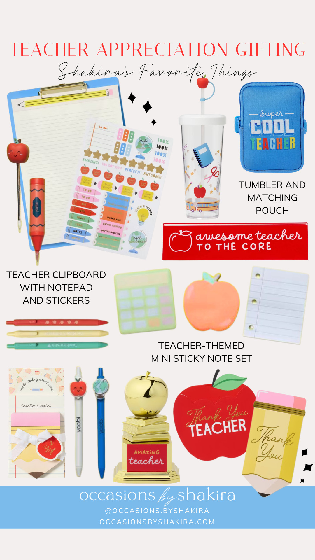 Teacher Appreciation Week is May 4-8! Grab a few treats and cute themed gifts to brighten a teacher's day. 

 

#LTKmomlife #LTKKids