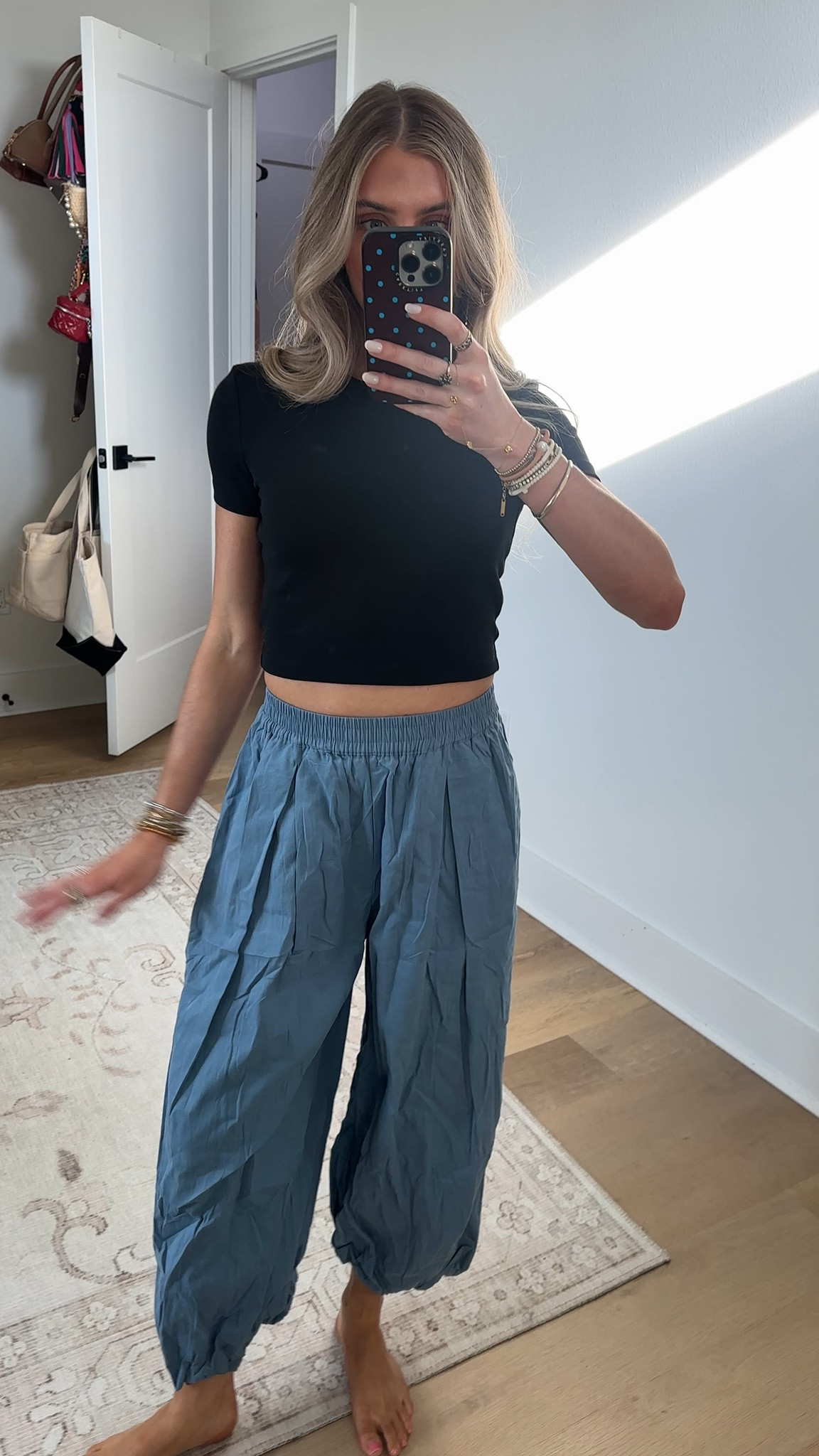 Amazon size small Xiaoxuemeng Baggy Wide Leg Pants Womens Cotton Barrel Pants High Waisted Balloon Pants with Pockets

#LTKSaleAlert #LTKootd #LTKSeasonal