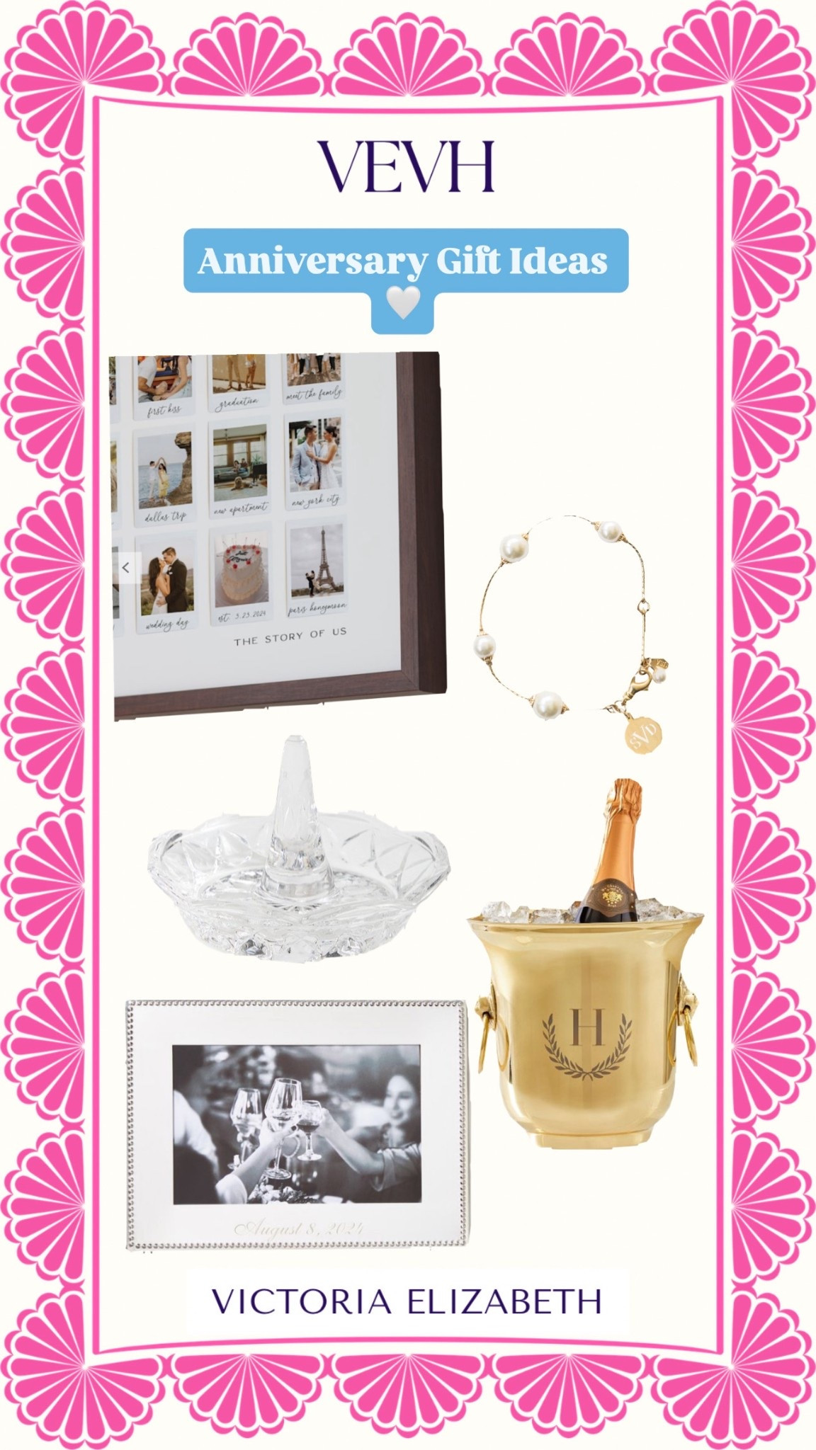 Anniversary gifting ideas!! Whether you’re celebrating your wedding, engagement, or relationship, I love all of these gifts as sentimental & personal memoirs of your love! 🤍

#LTKWedding